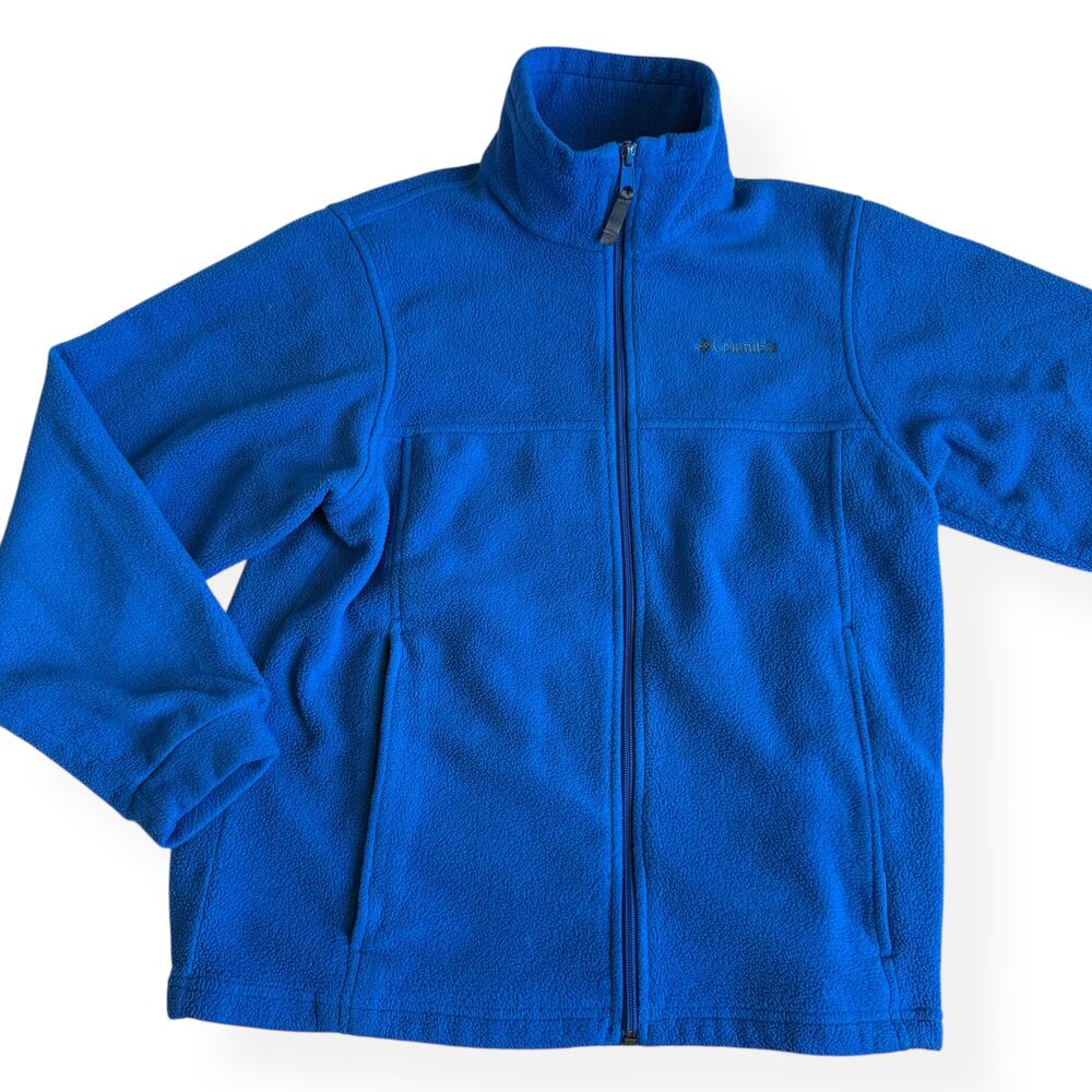 Columbia Steens Mountain II Fleece Jacket Indigo Blue 14/16 Youth